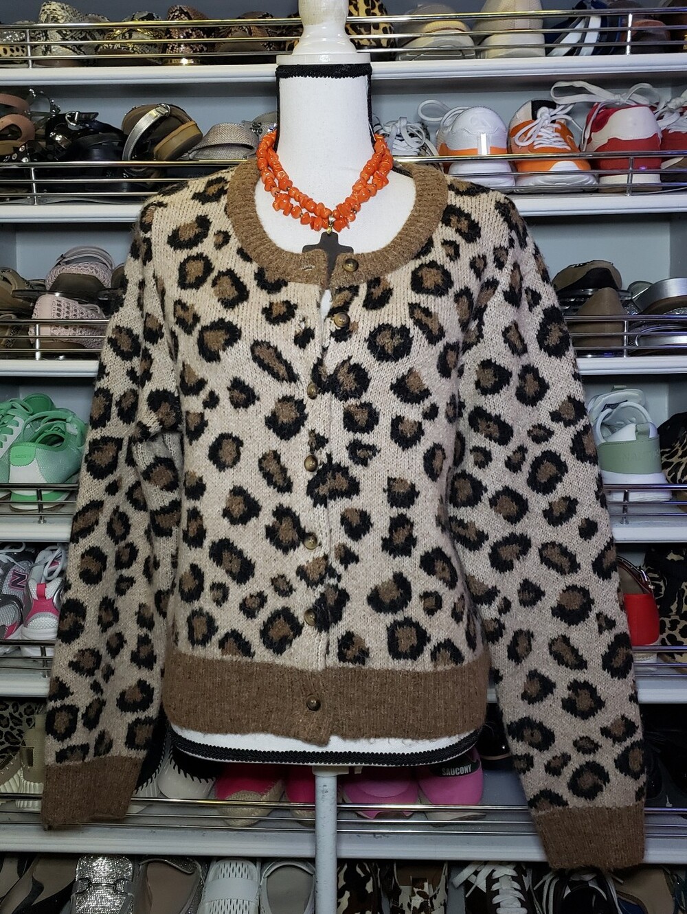 Promesa Leopard Cardigan